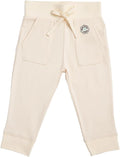 MON CHOU Organic Cotton Joggers - 100% Pima Cotton Baby Pants - Lightweight and Breathable Infant Pants for All Seasons