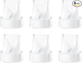 6 Pack Replacement Parts for Momcozy M6 Breast Pump, Also Replace to Mom Cozy M5/ V1 Pro/ V2 Pro Duckbill Valve,Breastfeeding Essential Accessories