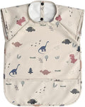 GZMM Waterproof Baby Bibs,Infant Toddler Extra Cover Feeding Bib With Food Catcher,Easy Clean & Washable