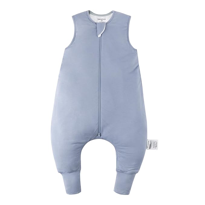 BubblePanda Rayon Made from Bamboo Toddler Sleep Sack with Feet 24-36 Months 0.5 Tog Ultra Soft Toddler Sleeping Sack 2t-3t Baby Sleep Bag Walker Wearable Blanket with Legs 2-Way Zipper Lightweight