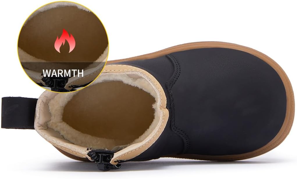 BMCiTYBM Baby Boys Girls Boots Infant Shoes First Walking Booties for All Seasons for 6 9 12 15 18 24 Months