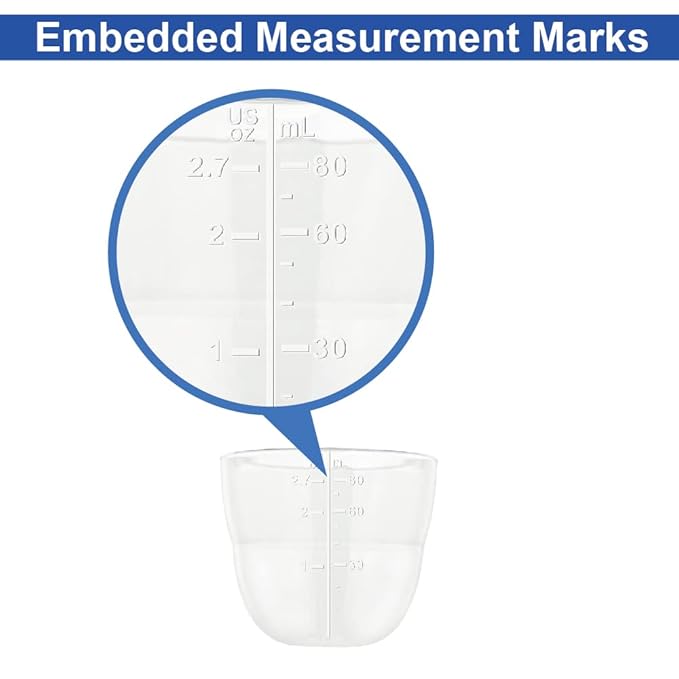 Maymom Wide-Mouth Milk Storage Collection Bottle with Dome Cap, Bottle Top, SureSeal Sealing Disk; Can Replace Spectra S1 S2 Bottles, 5 pc (4.7Oz/140mL)