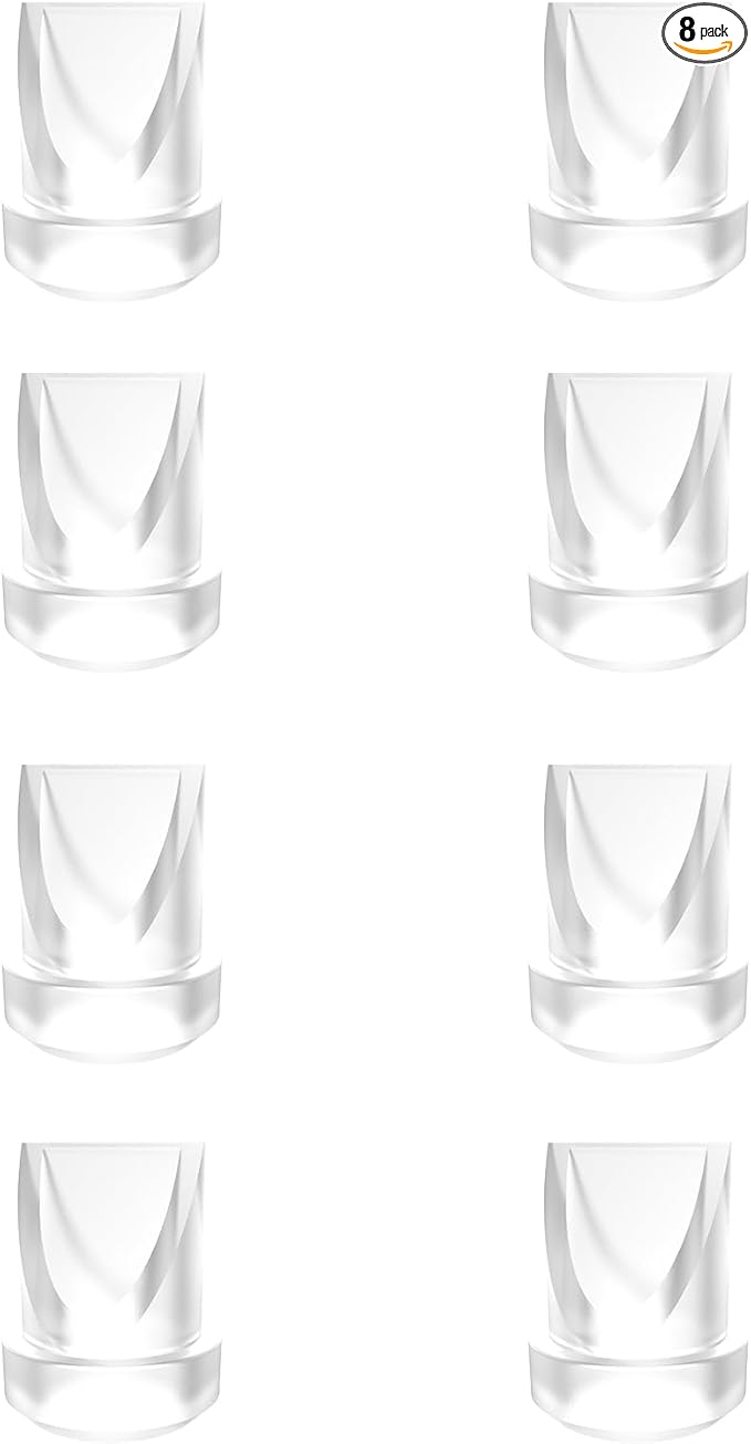 8Pcs Duckbill Valves Compatible with Momcozy M5 Wearable Breast Pump, Replacement Pump Parts Accessories for Momcozy V1/V2 Hands Free Breast Pumps, Same as Original Mom Cozy Parts