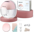 Electric Breast Pump, 1Pcs Wearable Hands-Free Breastfeeding Pump with 12 Adjustable Suction & 3 Mode, Portable Milk Extractor for Pain-Free, Quiet and Efficient, 19/21mm Insert Flange