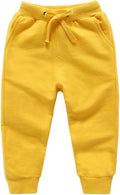 CuteOn Unisex Toddler Jogger Pants Kids Cotton Elastic Waist Winter Baby Sweatpants Pants 1-5Years