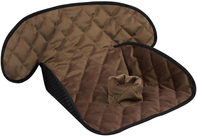 MOOB Waterproof Car Seat Protector - Potty Training Liner for Baby & Toddler, Machine Washable Piddle Pad with Anti-Slip Backing, Universal Fit for Infant Car Seat & Stroller (Brown