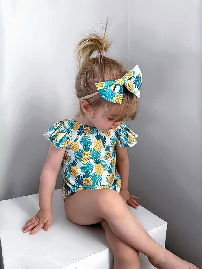 Toddler Girl Baby Ruffles Mermaid Fish Scale Swimsuit One Piece Swimwear Bathing Sunsuit