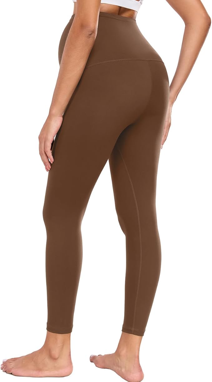 wirarpa Women's Maternity Leggings Over The Belly Pregnancy Yoga Pants Buttery Workout Activewear 25"
