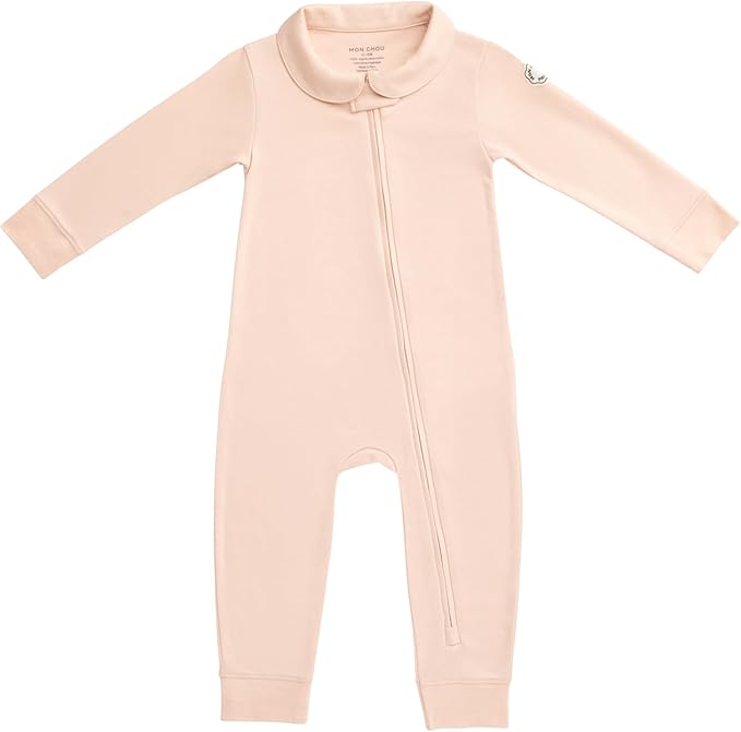 MON CHOU Organic Footless Baby Pajamas – 100% Pima Cotton, Ultra Soft, Lightweight & Breathable All-Season Sleepers