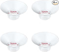 Flange Insert 4PCS 14mm Compatible with Momcozy M9/M6/M5/S12 Pro/V1 Pro/V2 pro, Spectra/Medela/Elvie/NCVI/TSRETE/eufy/Lansinoh/Paruu/MomMed Breast Pump 24mm Shields/Flanges (4pcs-14mm)