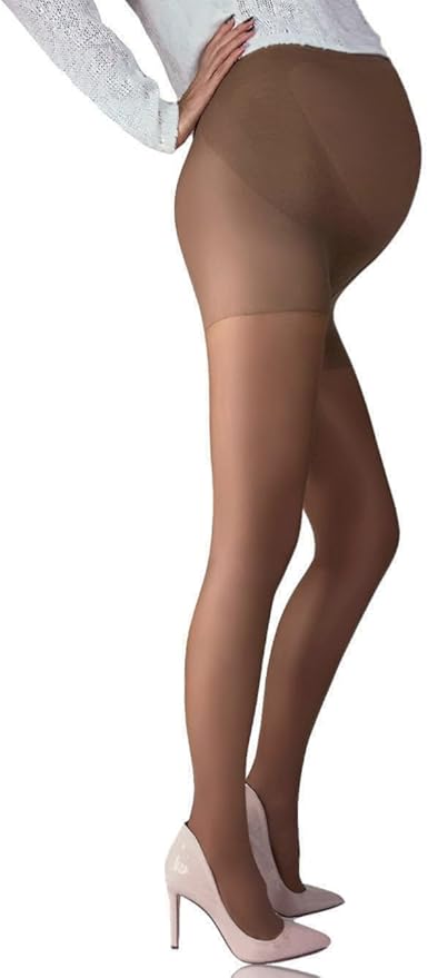Mila Marutti Maternity Tights for Women - Premium Pregnancy Tights - Pantyhose for Pregnant Women