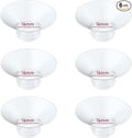 Flange Insert 16mm 6pcs Compatible with Momcozy M5/M9/M6/S12 Pro/V1 Pro/V2 Pro,for Spectra/Medela/MomMed/eufy/Lansinoh/Elvie Breast Pump, Fit for 24mm Flange/Shield of Most Pumps, Breastfeeding Parts