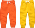 CuteOn Unisex Toddler Jogger Pants Kids Cotton Elastic Waist Winter Baby Sweatpants Pants 1-5Years