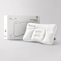 Toddler Pillow with Pillowcase, Breathable & Cozy Machine Washable Kids Pillow with Pillowcase, 21.6x13.8 Ergonomic Children Pillow for Boys and Girls Aged 6-12 (Rabbit, Height 3)