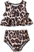 Aalizzwell Toddler Baby Girl Bathing Suit Two Piece Swimsuit Bikini Beach Wear
