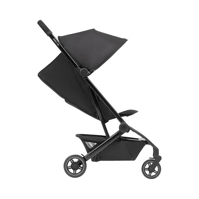 Joolz Dot Ultra Lightweight Travel Stroller for Toddler – Compact & Airplane Stroller (only 12.2lbs) -One-Handed Folding Design - UPF 50+ Canopy - Reclining Seat - Space Black