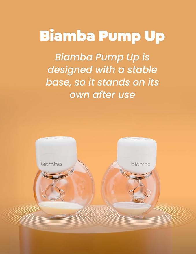 Pump Up Portable Breast Pump Hands Free - Wireless in-Bra Wearable Breast Milk Extractor, Smart Modes & Suction Levels, Extended Battery Life, Ultra Quiet Motor, 180mL Capacity, Single Pack