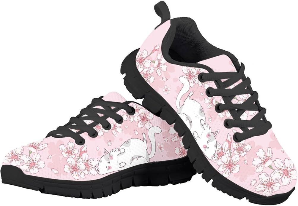 MARSVOVO First Shoes for Walking Boy Girl Athletic Lightweight Flexible Lace-up Breathable Running Shoes Casual Classic Comfortable Non Slip Play Sport Learning to Walk Toddler Girl Sneakers