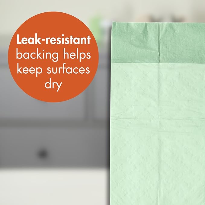 Caring Disposable Underpads 36 x 36 in, Heavy Absorbency Bed Pads, Chucks Pads, Puppy Pads, Baby Changing Pads, Incontinence Underpads for Adults, Pets, Babies, 20 Count Pack