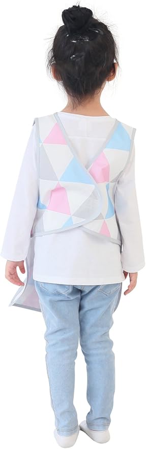 Kids Painting Apron – Waterproof Art Smock for Toddlers & Preschoolers, Messy Play, Baking, Crafts, Cooking, Mealtime