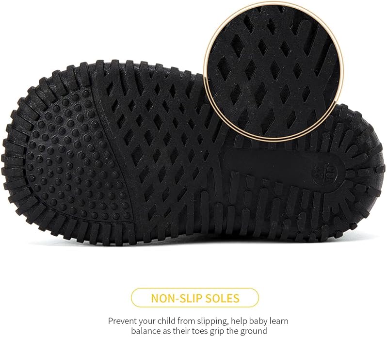 BMCiTYBM Toddler Baby Snow Boots Winter Shoes Boys Girls Cold Weather Baby Faux Fur Shoes