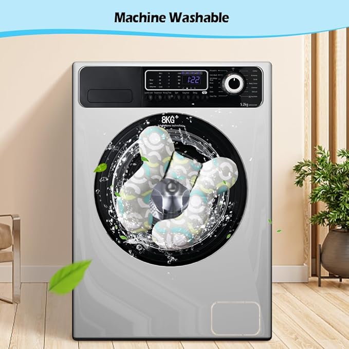 KAKIBLIN Baby Travel Pillow, Baby Neck Pillow Babies Head Support for Car Seat, Babies Neck Support Pillows for Car Seat,Pushchair, Circle