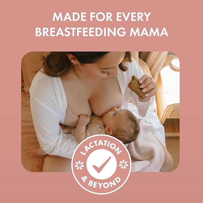 Boobie Bar Superfood Blueberry Muffin Lactation Bar for Breastfeeding Moms to Increase Milk Supply | #1 Selling Lactation Snack Bars | Vegan, Fenugreek-Free, Gluten-Free, Dairy-Free (12 Bars)