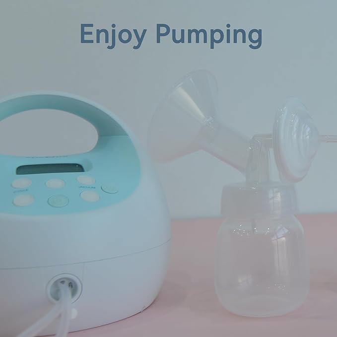 18 mm Flange Set Compatible with Spectra/Motif Luna Wide-Mouth Bottles, Breast Pump Parts Includes Breast Shield Tubing Valve Backflow Protector, Not Original Spectra Accessories