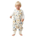 Duomiaomiao 0.5 TOG Toddler Sleep Sack 6-12 Months 100% Cotton Lightweight Baby Sleep Sack with Feet, Breathable Comfy Toddler Wearable Blanket