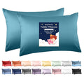 Deep Dream Toddler Pillowcases for 13x18 Pillow 2 Pack, 100% Cotton Travel Pillow Case Cover, 600 Thread Count Cotton Pillow Covers, Soft & Breathable Small Pillow Cases Envelope Closure, Dark Teal