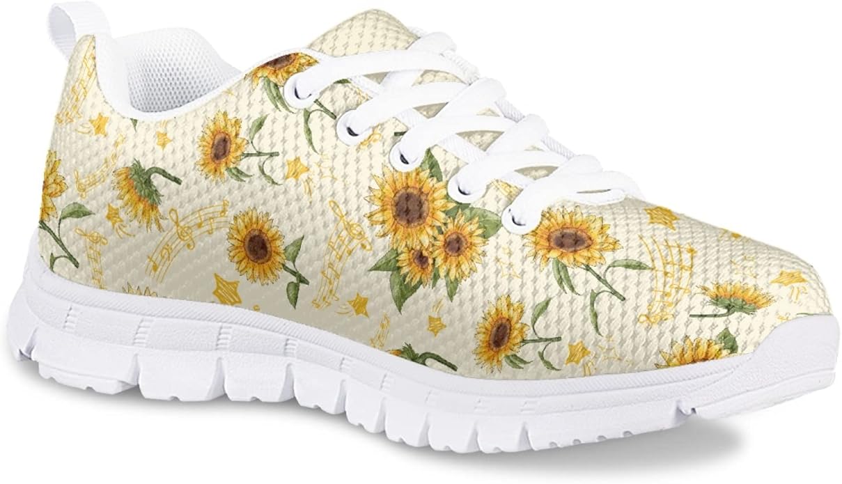 MARSVOVO First Shoes for Walking Boy Girl Athletic Lightweight Flexible Lace-up Breathable Running Shoes Casual Classic Comfortable Non Slip Play Sport Learning to Walk Toddler Girl Sneakers