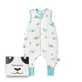 BubblePanda Rayon Made from Bamboo Toddler Sleep Sack with Feet 1.0 Tog Ultra Soft Toddler Sleeping Sack 3t-4t Sleep Bag Walker Quilted Wearable Blanket with Legs 2-Way Zipper Lightweight Extra Long