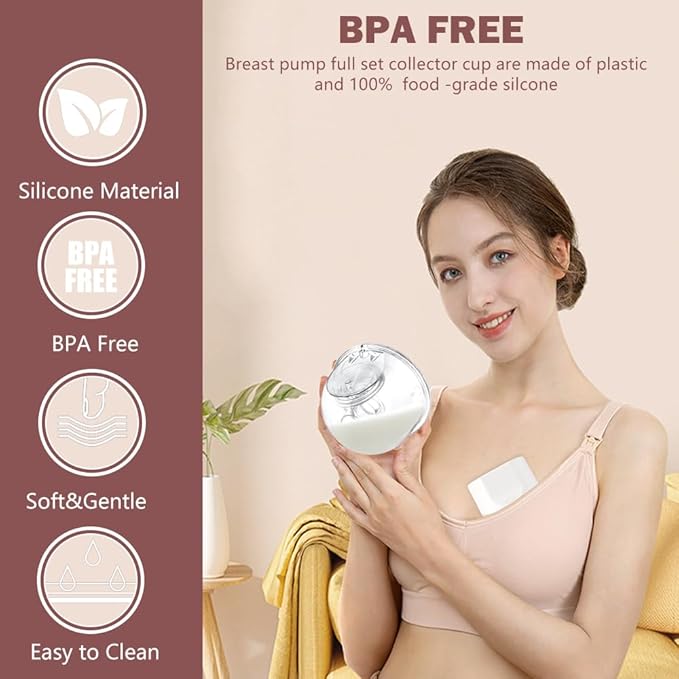 Beast Pump Full Set Milk Collector Cup 24mm Only Compatible with Momcozy S12 Pro/S9 Pro Breast Pump, NOT for S9/S12,for S12 Pro/S9 Pro Wearable Breast Pump Replacement Parts with 24mm Flange