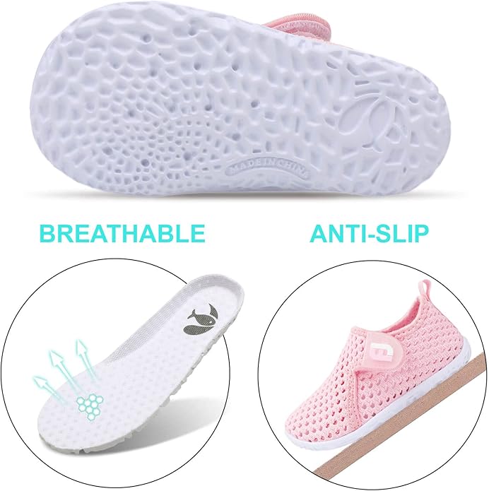 JOINFREE Baby Toddler Water Shoes Boys Girls Sandals Barefoot Kids Breathable Sneakers Shoes for Walking Running
