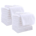 20 Pack Large Burp Cloths for Baby - 20" by 10" Ultra Absorbent Burping Cloth, Hand Washcloths, Newborn Towel - Milk Spit Up Rags - Burpy Cloths for Unisex, Boy, Girl - Burp Cloths Set(White)