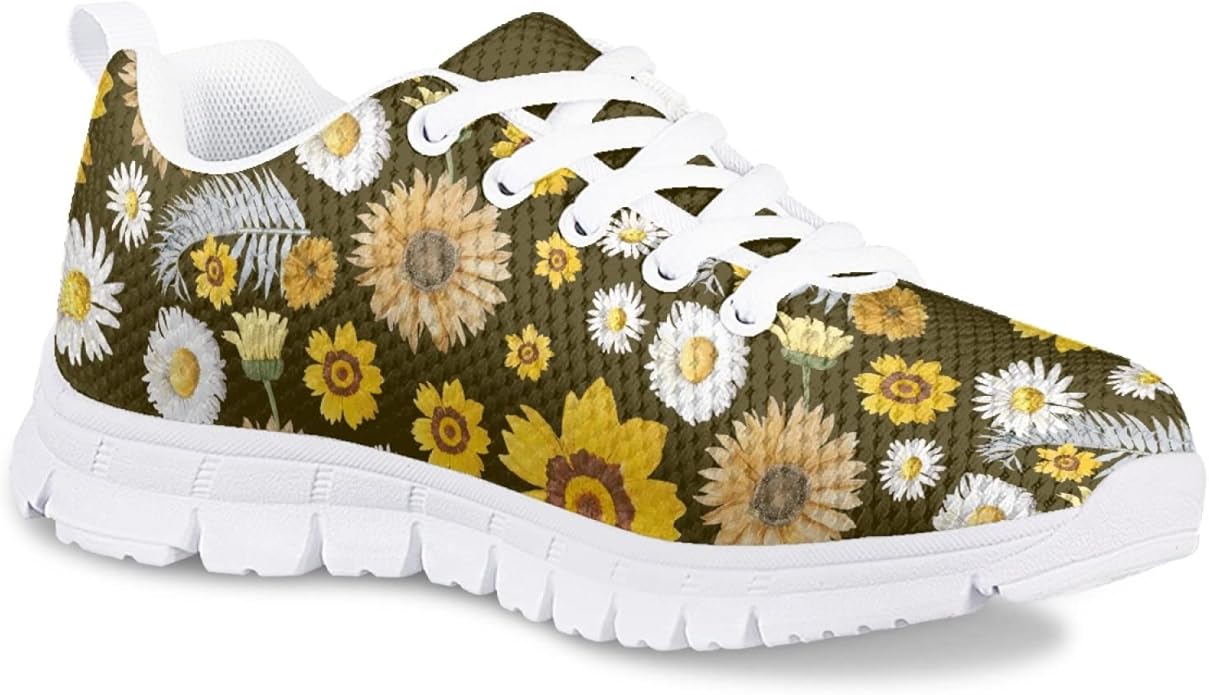 MARSVOVO First Shoes for Walking Boy Girl Athletic Lightweight Flexible Lace-up Breathable Running Shoes Casual Classic Comfortable Non Slip Play Sport Learning to Walk Toddler Girl Sneakers