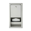 Foundations Wall Mounted Paper Liner Dispenser for Baby Changing Stations in Commercial Restrooms, Easy to Install, Meets All Safety Standards in USA, Canada & Europe (Stainless Steel)