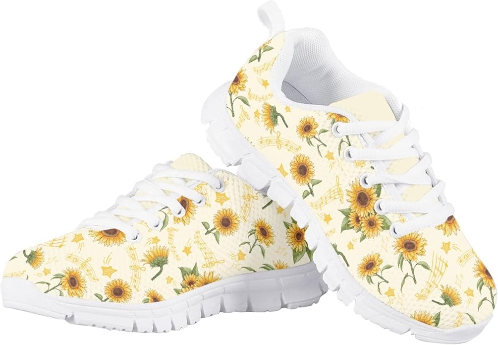 MARSVOVO First Shoes for Walking Boy Girl Athletic Lightweight Flexible Lace-up Breathable Running Shoes Casual Classic Comfortable Non Slip Play Sport Learning to Walk Toddler Girl Sneakers