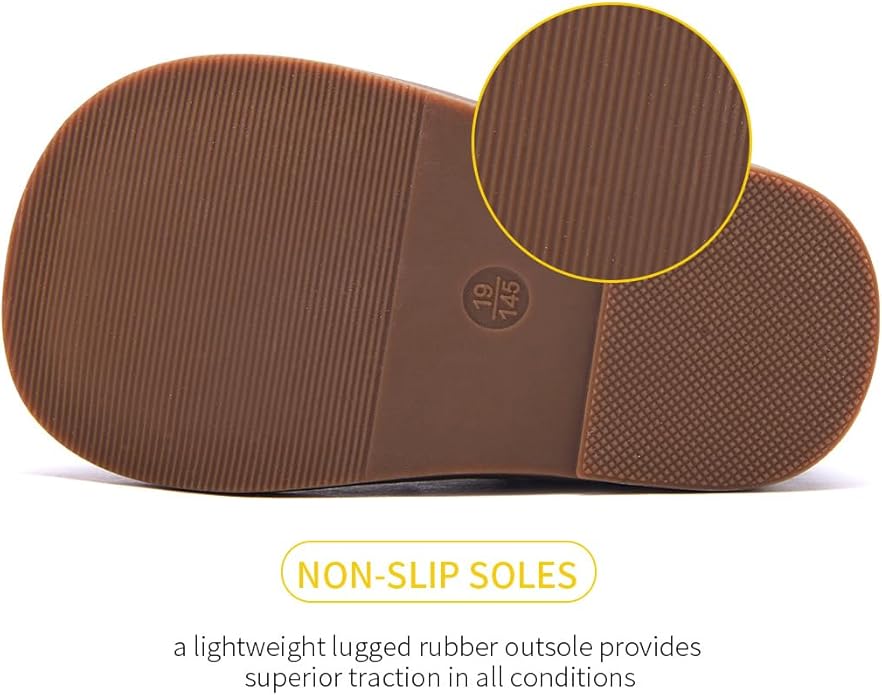 BMCiTYBM Baby Boys Girls Boots Infant Shoes First Walking Booties for All Seasons for 6 9 12 15 18 24 Months