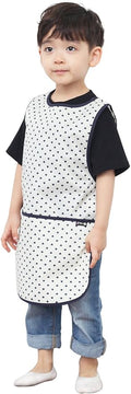 Kids Painting Apron – Waterproof Art Smock for Toddlers & Preschoolers, Messy Play, Baking, Crafts, Cooking, Mealtime