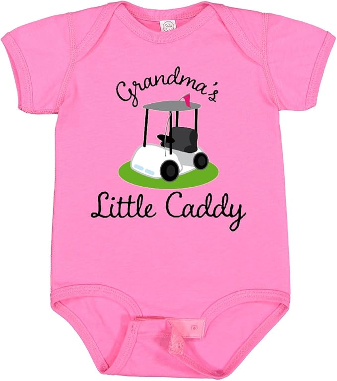 inktastic Grandma's Little Caddy Golf Baby Bodysuit
