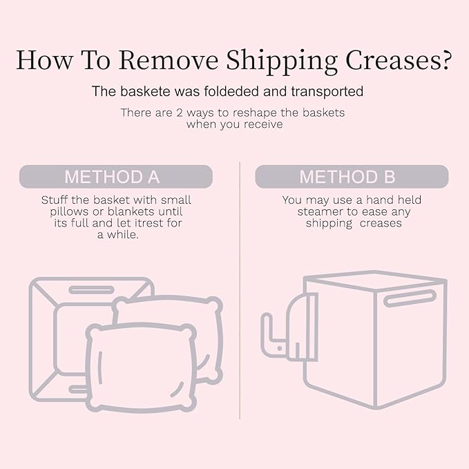 Hopegiver 3 Pack Storage Baskets for Organizing with Handle, Woven Baskets for Shelves - Durable Gift Basket for Cloth Toys Books Baby, Cotton Rope Basket for Dog Cat, 15x11x10 Inch(Pink&Blue&Yellow)