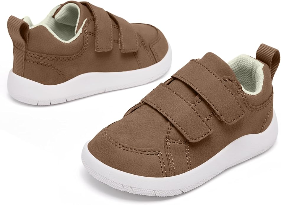 MORENDL Wide Toe Box Shoes Toddler Barefoot Shoes Baby Walking Shoe Boy Girl Non-Slip Zero Drop Minimalist Sneakers Comfort Tennis Outdoor Activities