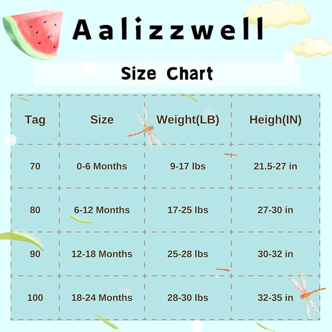 Aalizzwell Baby Girl 2-Piece Bikini Swimsuit with Hat