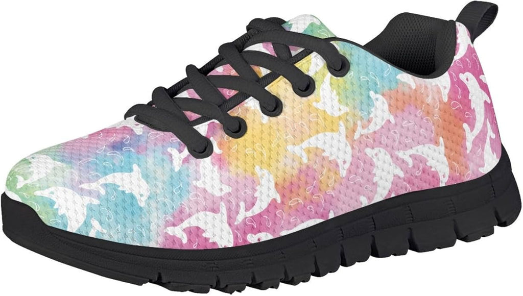 MARSVOVO First Shoes for Walking Boy Girl Athletic Lightweight Flexible Lace-up Breathable Running Shoes Casual Classic Comfortable Non Slip Play Sport Learning to Walk Toddler Girl Sneakers