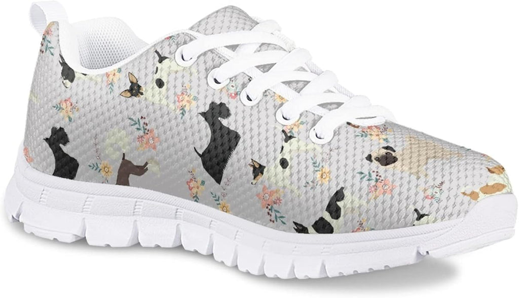 MARSVOVO First Shoes for Walking Boy Girl Athletic Lightweight Flexible Lace-up Breathable Running Shoes Casual Classic Comfortable Non Slip Play Sport Learning to Walk Toddler Girl Sneakers