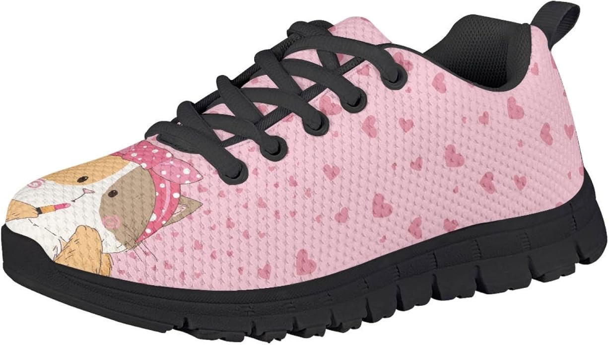 MARSVOVO First Shoes for Walking Boy Girl Athletic Lightweight Flexible Lace-up Breathable Running Shoes Casual Classic Comfortable Non Slip Play Sport Learning to Walk Toddler Girl Sneakers