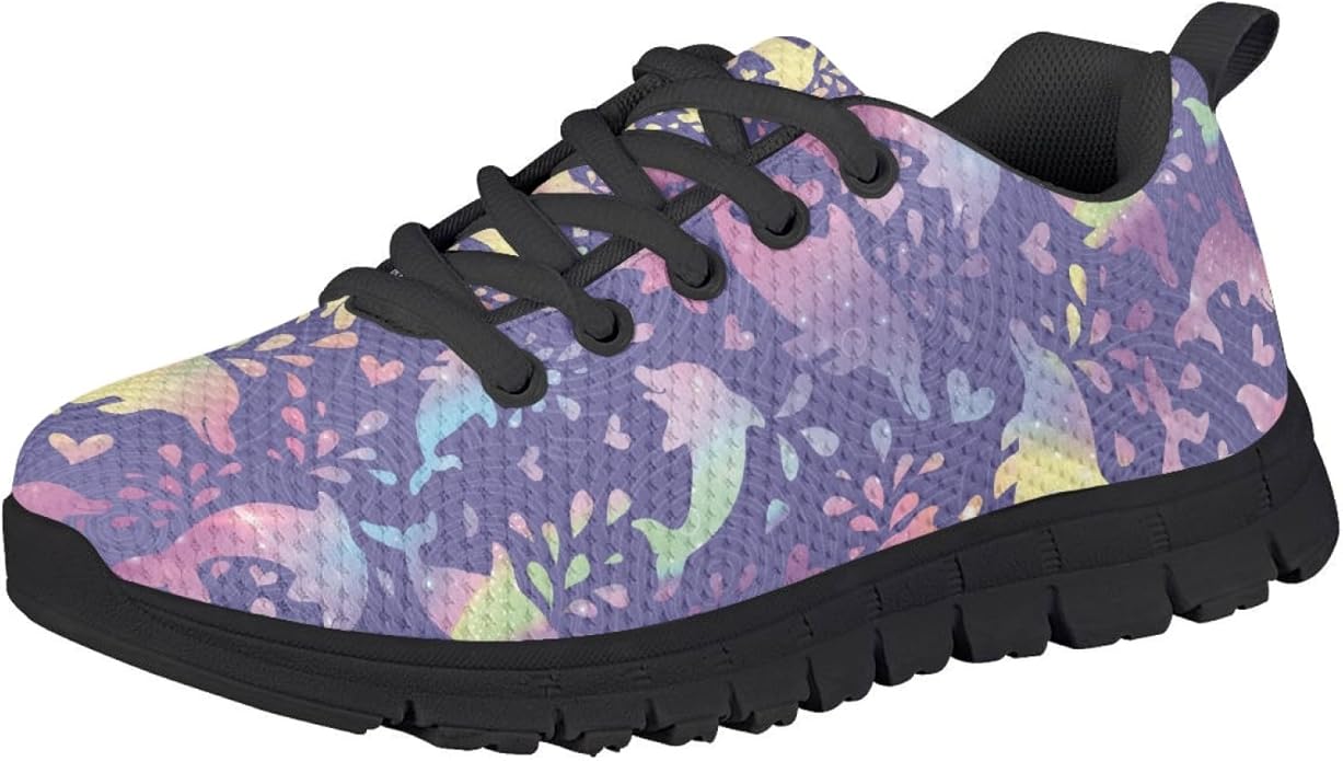 MARSVOVO First Shoes for Walking Boy Girl Athletic Lightweight Flexible Lace-up Breathable Running Shoes Casual Classic Comfortable Non Slip Play Sport Learning to Walk Toddler Girl Sneakers