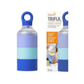 Boon Triful Baby Formula Dispenser On The Go - Insulated Stainless Steel Formula Containers with Stacking Design - Baby Bottle-Feeding Supplies for Travel - Blue