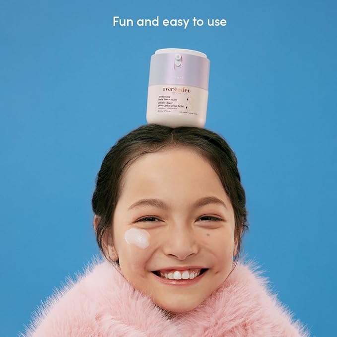 Evereden Protecting Baby Face Cream (1.7 fl. oz.): No.3 Rich Baby Cream - Nourishing Infant Face Moisturizer for Ultra-Dry Skin and Cold, Dry Climates - Safe and Vegan Ingredients - Fragrance-Free